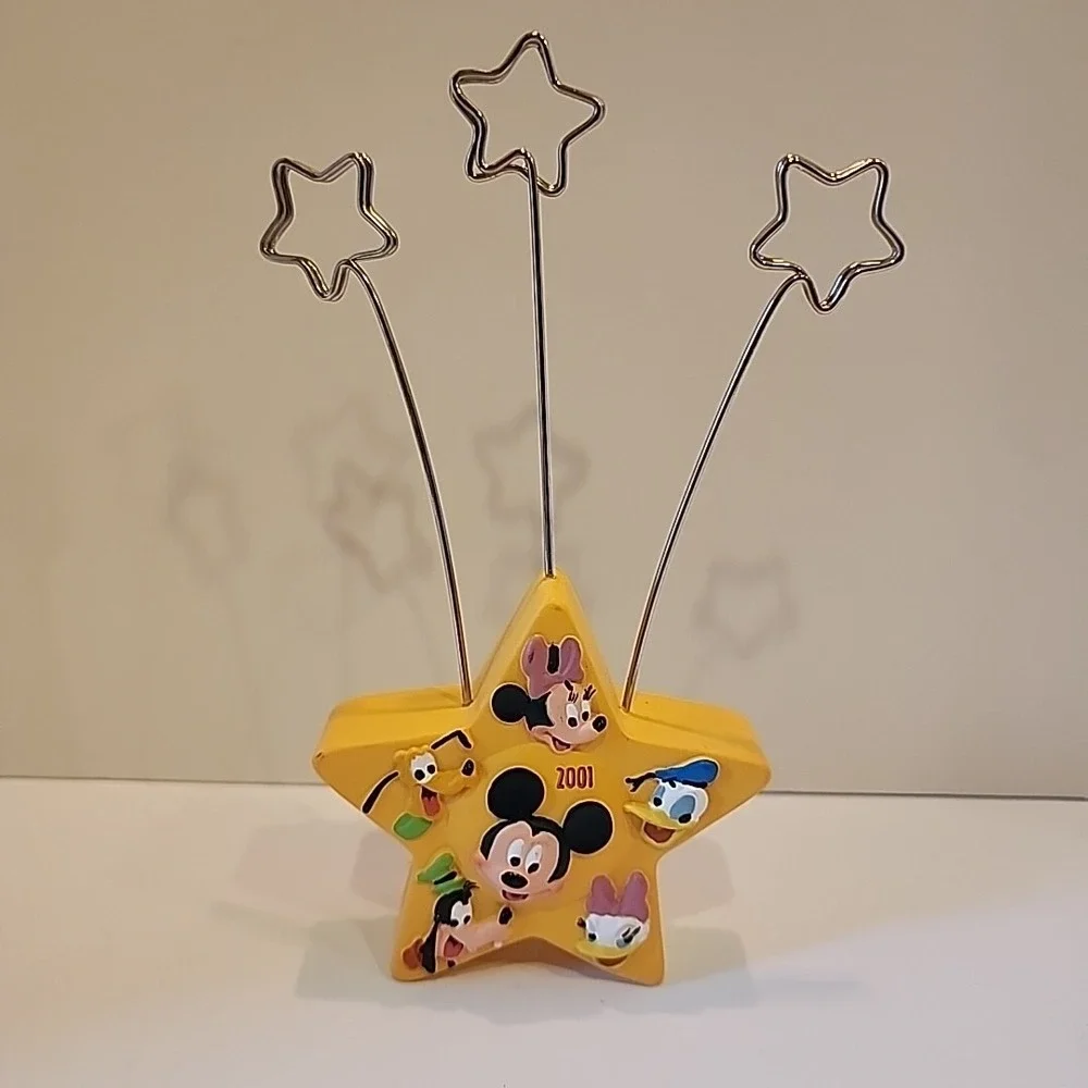 Disney Picture Holder Star Photo Clips Walt's 100th Hallmark‎ Mickey Mouse EUC